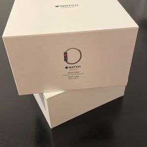 Empty box for Apple Watch Series 3, 42mm case, Space Gray Aluminum, Sport Loop